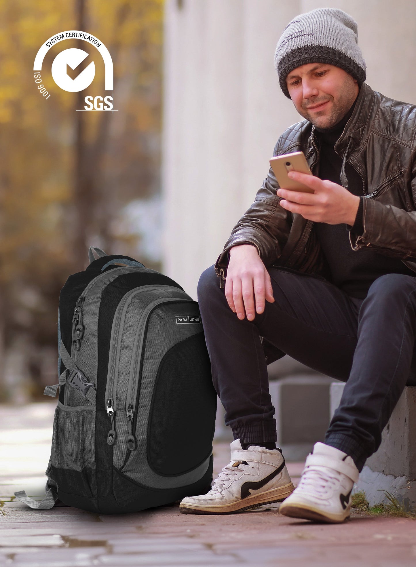 Classic Students School Backpack - 14 Inch, Durable Polyester, Multi-Compartment, Strong Handle & Zipper PARAJOHN SAUDI ARABIA