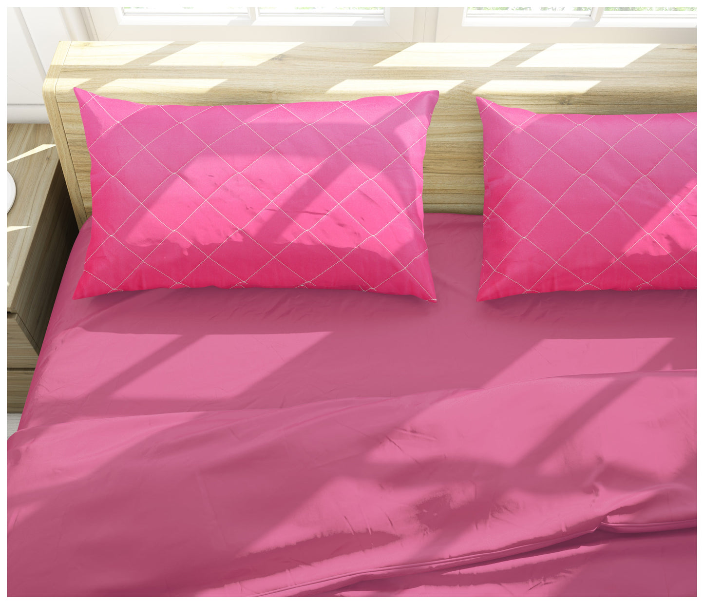 ParryLife Dyed Quilted Pillow Standard Size 50x70 CM PARAJOHN KSA