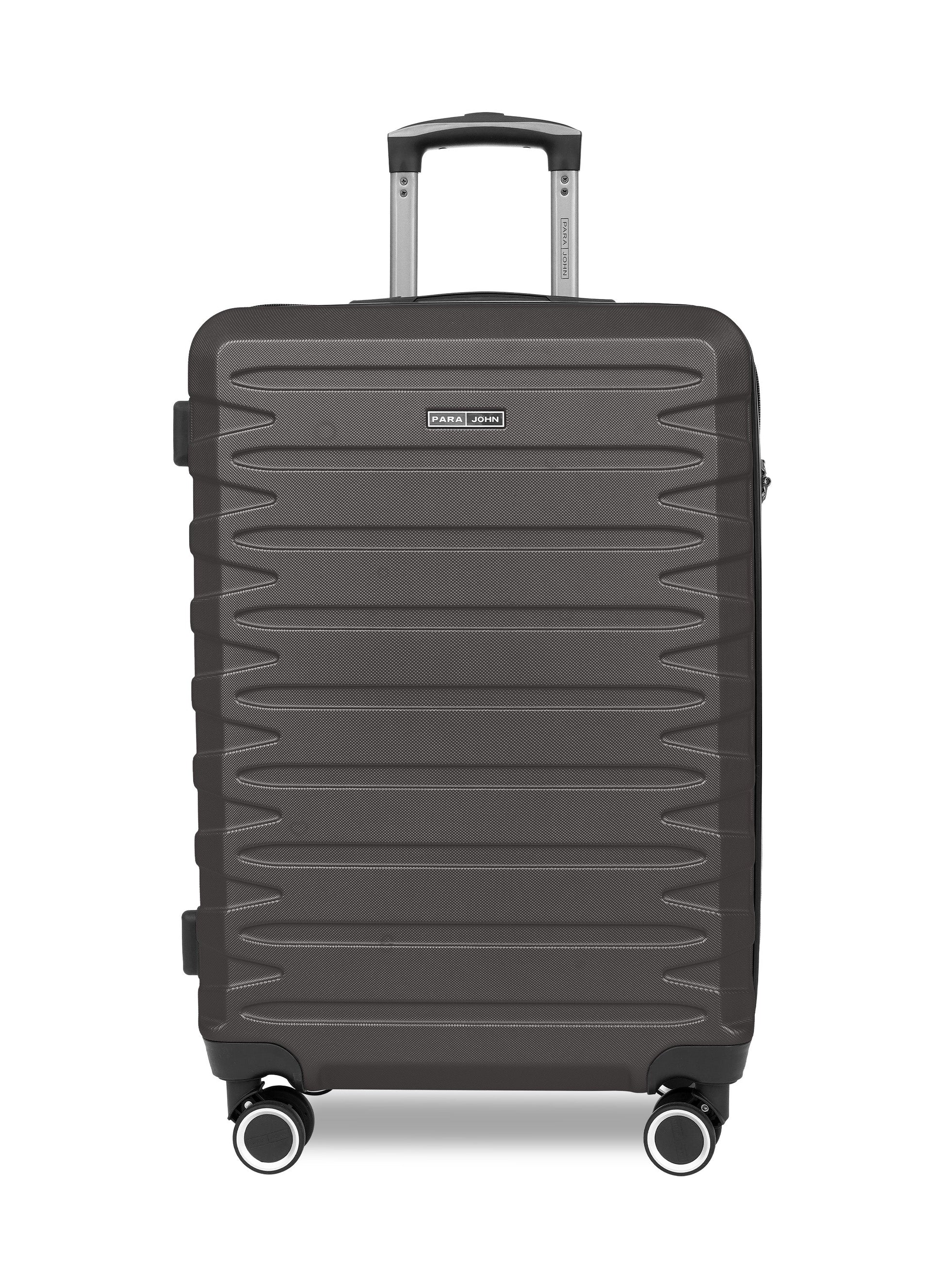 AeroShield Lightweight ABS Hard Side 8 Wheels Spinner Luggage checked in Trolley Bag with Lock 28 Inch PARA JOHN
