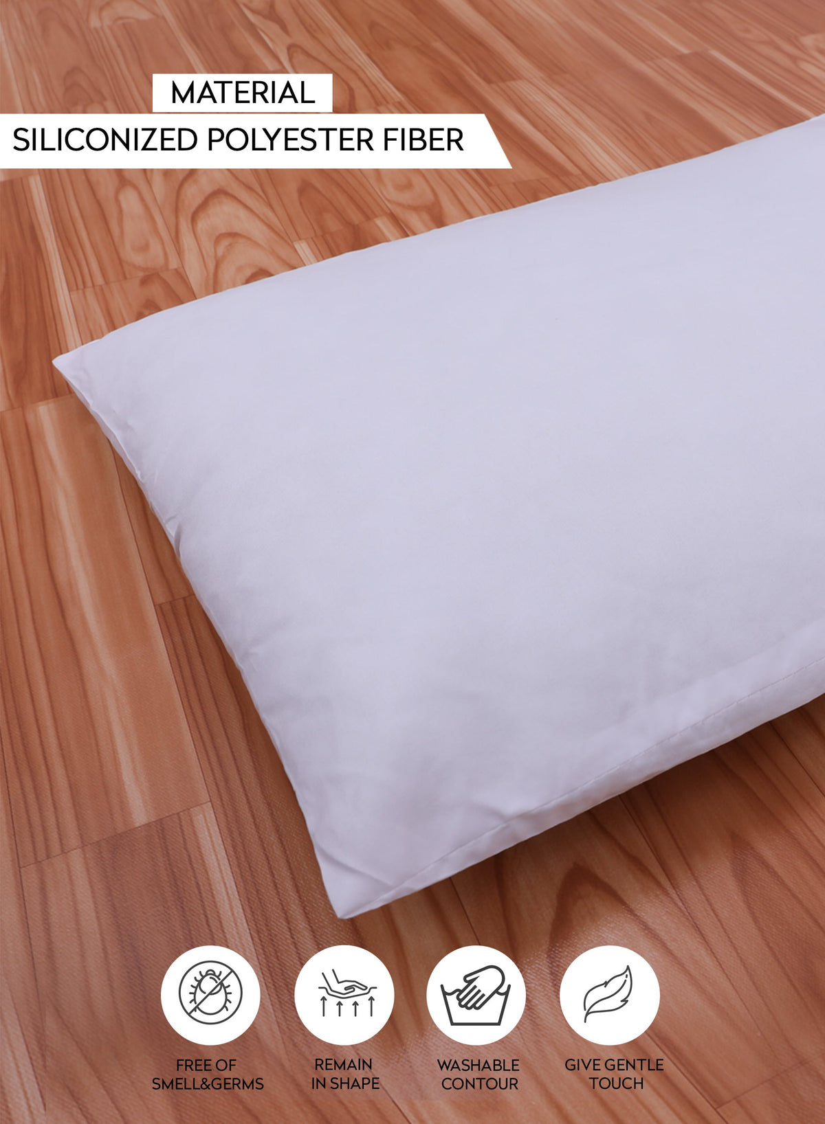 Premium Quality Soft Hollow Siliconized Qualitied Sleeping Bed Pillow with Polyester Fabric Filling PARAJOHN SAUDI ARABIA