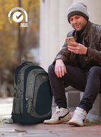 Classic Students School Backpack - 16 Inch, Durable Polyester, Multi-Compartment, Strong Handle & Zipper PARAJOHN SAUDI ARABIA
