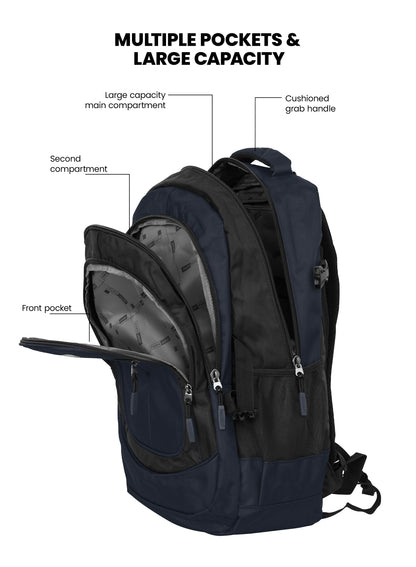 Parajohn School Backpack – Durable Polyester Laptop & Travel Bag with Multi Compartments (18”–24”) PARAJOHN SAUDI ARABIA