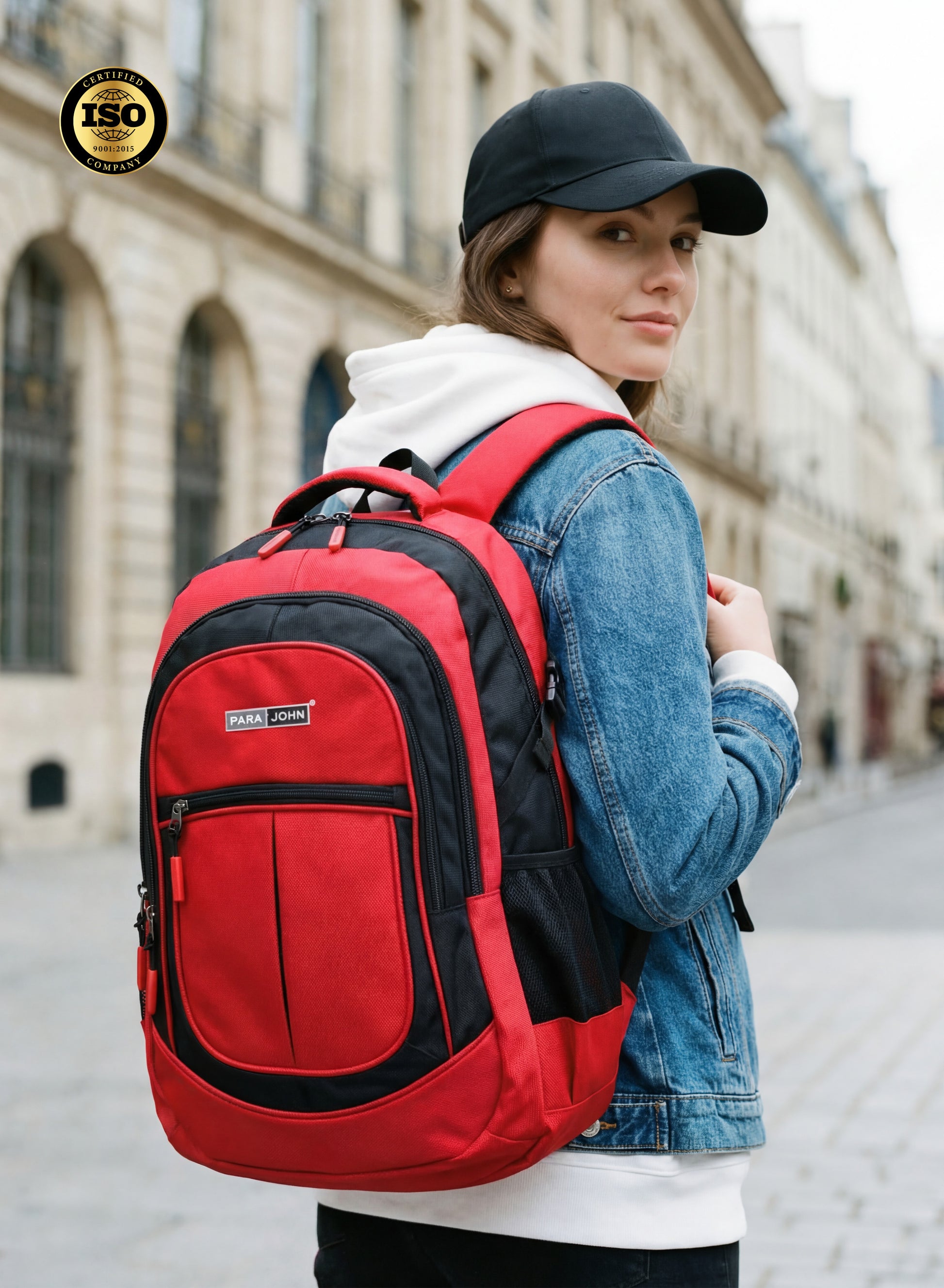 Parajohn School Backpack – Durable Polyester Laptop & Travel Bag with Multi Compartments (18”–24”) PARAJOHN SAUDI ARABIA