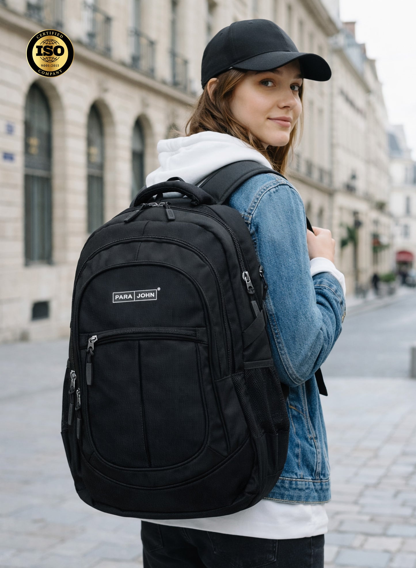 Parajohn School Backpack – Durable Polyester Laptop & Travel Bag with Multi Compartments (18”–24”) PARAJOHN SAUDI ARABIA
