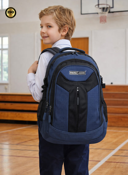 Parajohn School Backpack – Durable Polyester Multi-Compartment  School Bag 20" with Strong Zipper and Comfortable Handle PARAJOHN SAUDI ARABIA