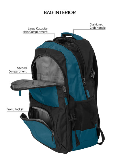 ParaJohn School Backpack – Durable 1680D PVC Coated Multi-Compartment School Bag PARAJOHN SAUDI ARABIA