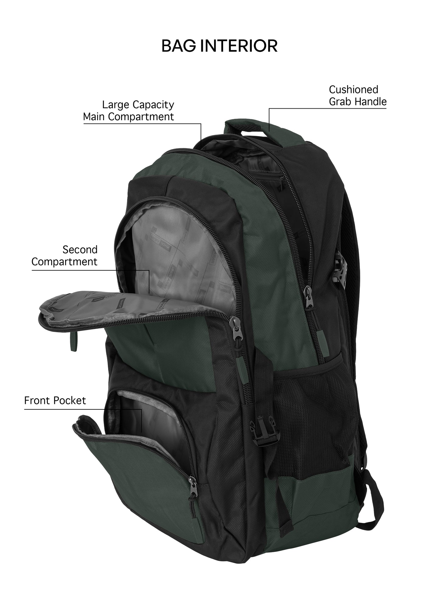 ParaJohn School Backpack – Durable 1680D PVC Coated Multi-Compartment School Bag PARAJOHN SAUDI ARABIA