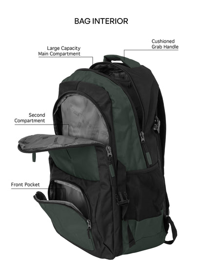 ParaJohn School Backpack – Durable 1680D PVC Coated Multi-Compartment School Bag PARAJOHN SAUDI ARABIA