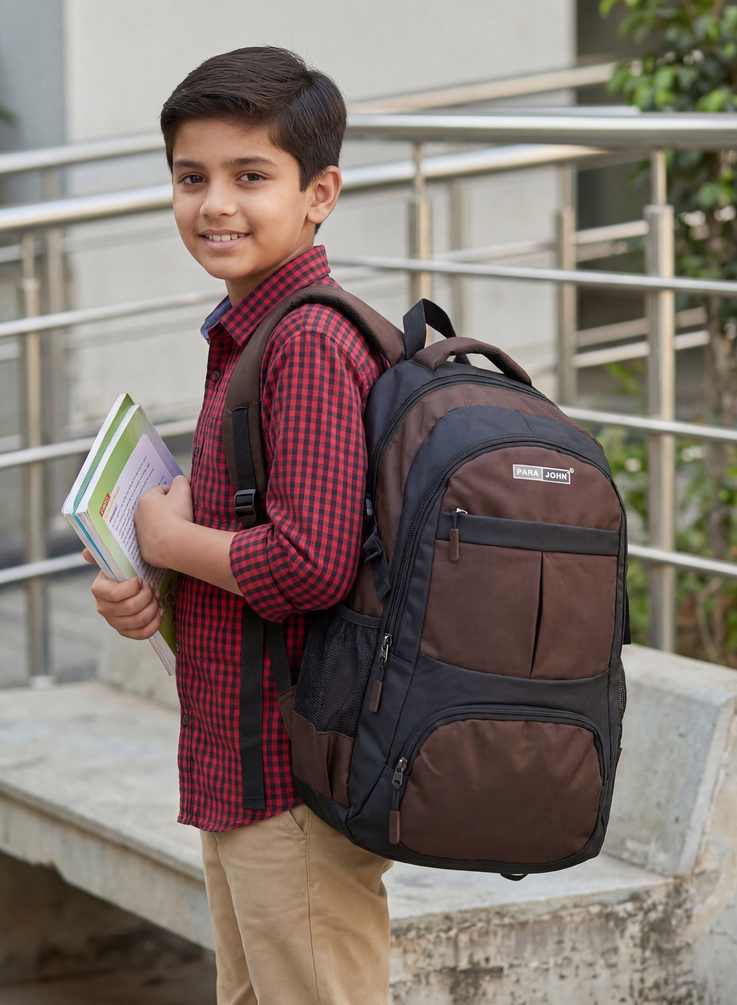 ParaJohn School Backpack – Durable 1680D PVC Coated Multi-Compartment School Bag PARAJOHN SAUDI ARABIA