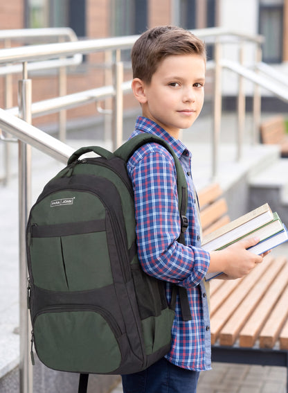 ParaJohn School Backpack – Durable 1680D PVC Coated Multi-Compartment School Bag PARAJOHN SAUDI ARABIA