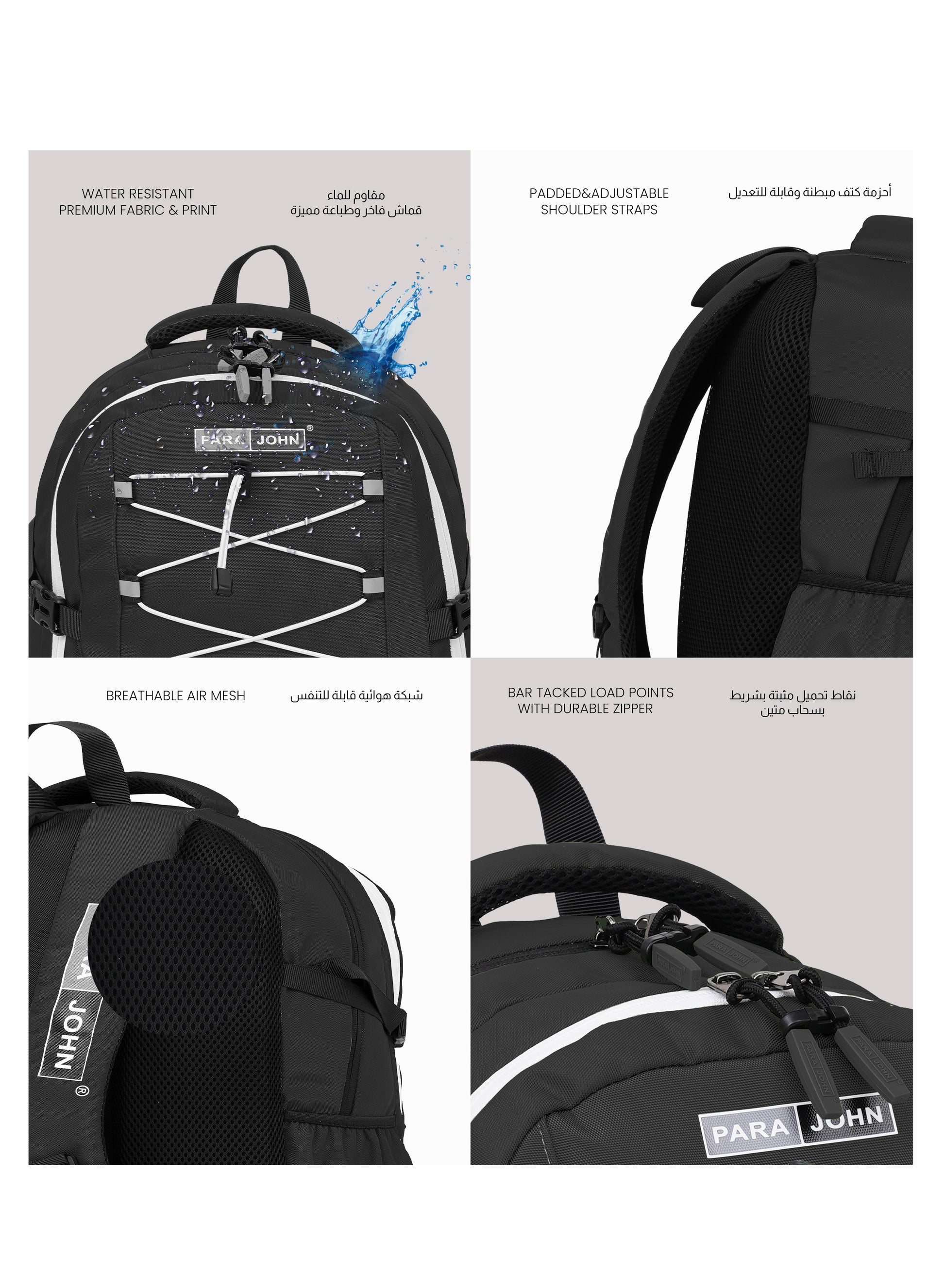 Para John Bubblio 19 inches School Backpack – 30L Capacity, Functional & Durable with Multi-Pocket Organization PARAJOHN SAUDI ARABIA