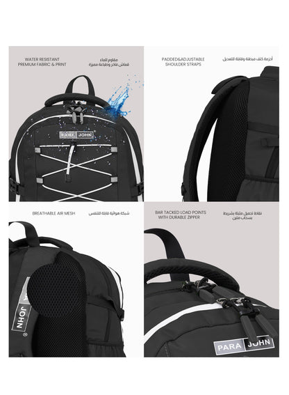 Para John Bubblio 19 inches School Backpack – 30L Capacity, Functional & Durable with Multi-Pocket Organization PARAJOHN SAUDI ARABIA