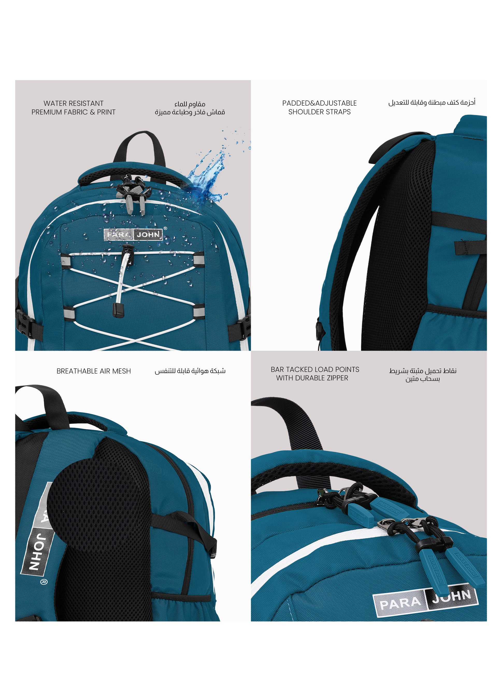 Para John Bubblio 19 inches School Backpack – 30L Capacity, Functional & Durable with Multi-Pocket Organization PARAJOHN SAUDI ARABIA