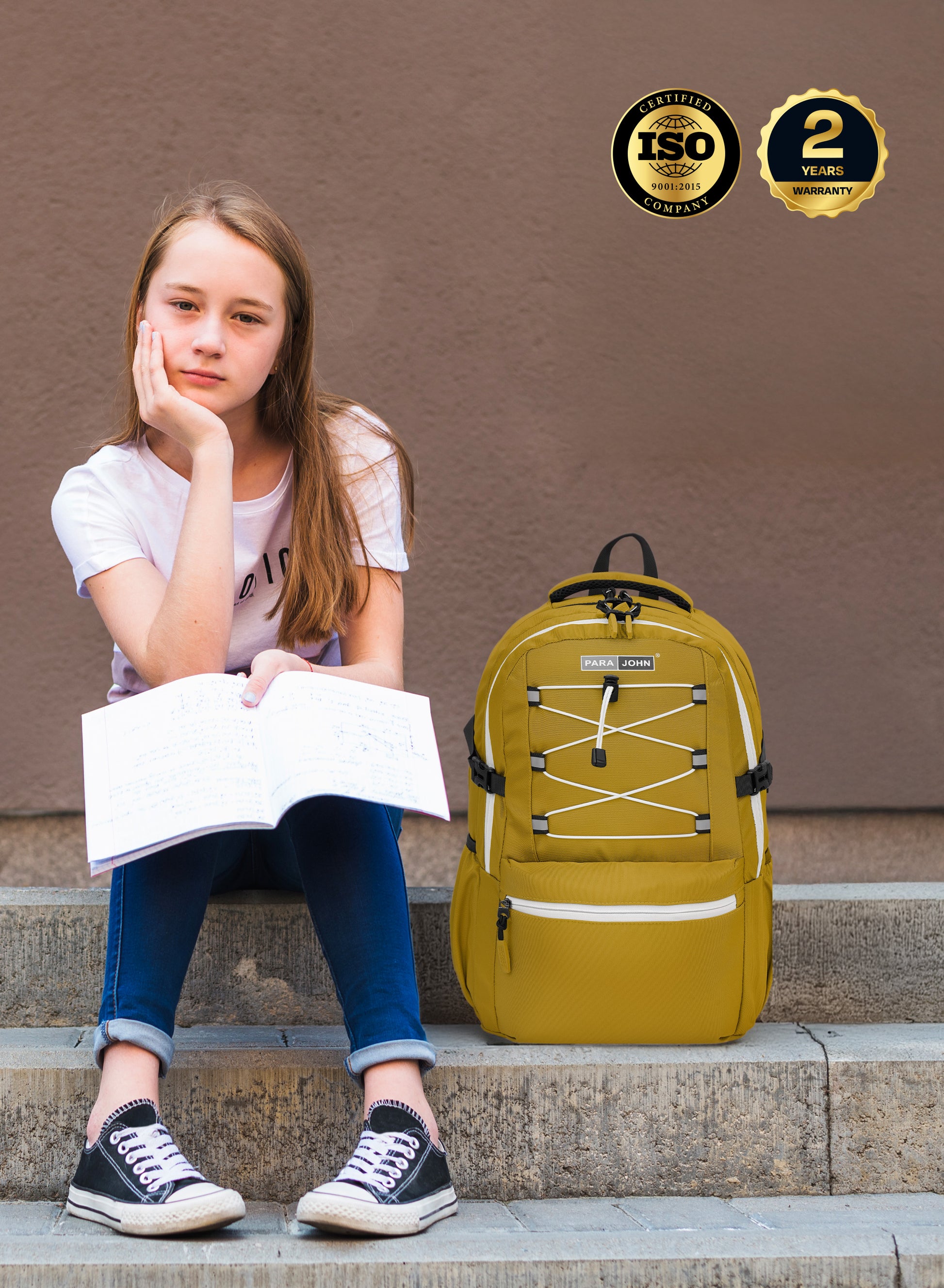 Para John Bubblio 19 inches School Backpack – 30L Capacity, Functional & Durable with Multi-Pocket Organization PARAJOHN SAUDI ARABIA