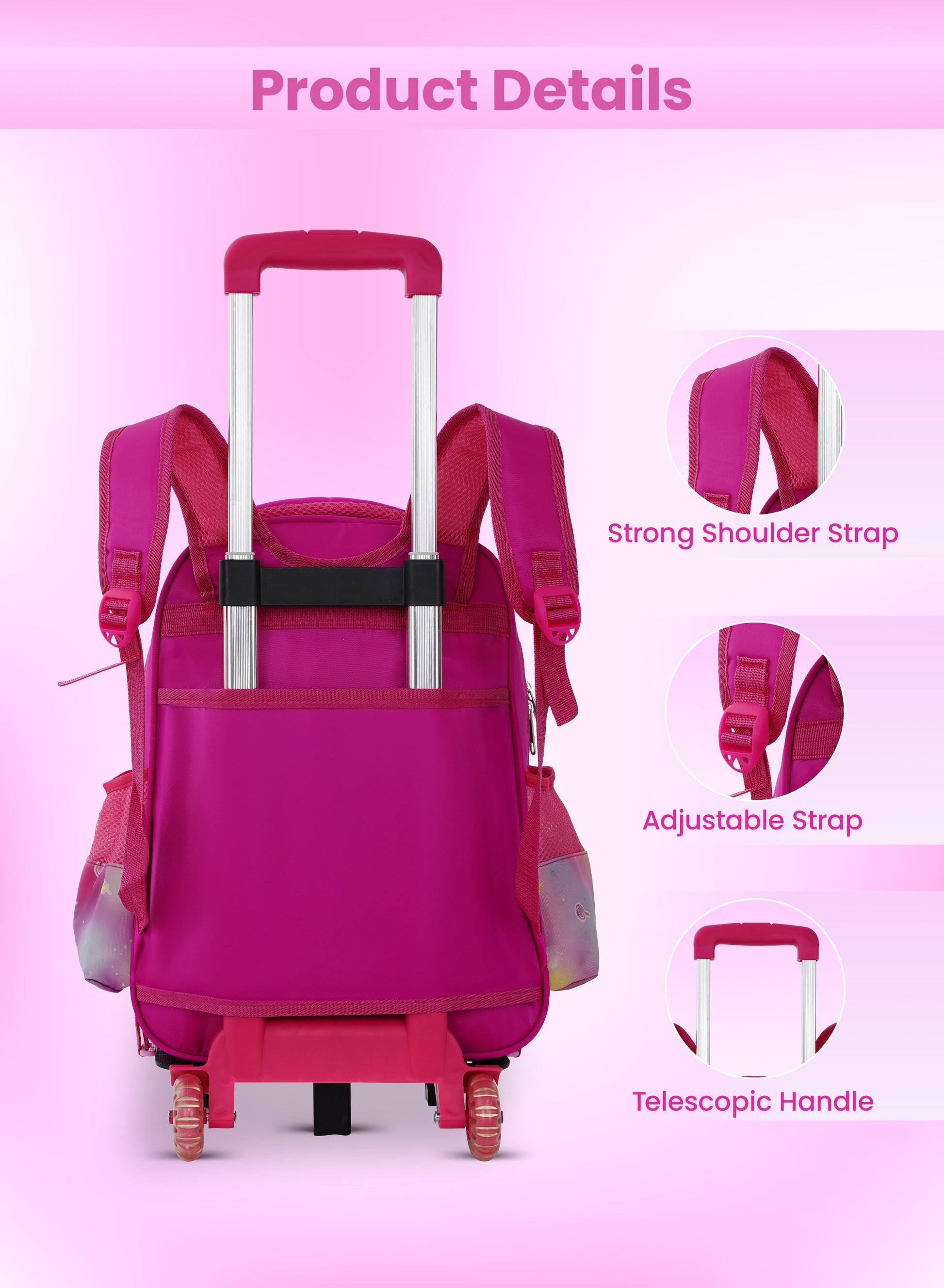 Parajohn Explora Series 3 Kids Roller Backpack Set PARAJOHN SAUDI ARABIA