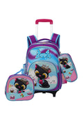 Versatile 3-Piece School Bag Set: Backpack with Trolley, Lunch Box, and Pencil Case PARAJOHN SAUDI ARABIA