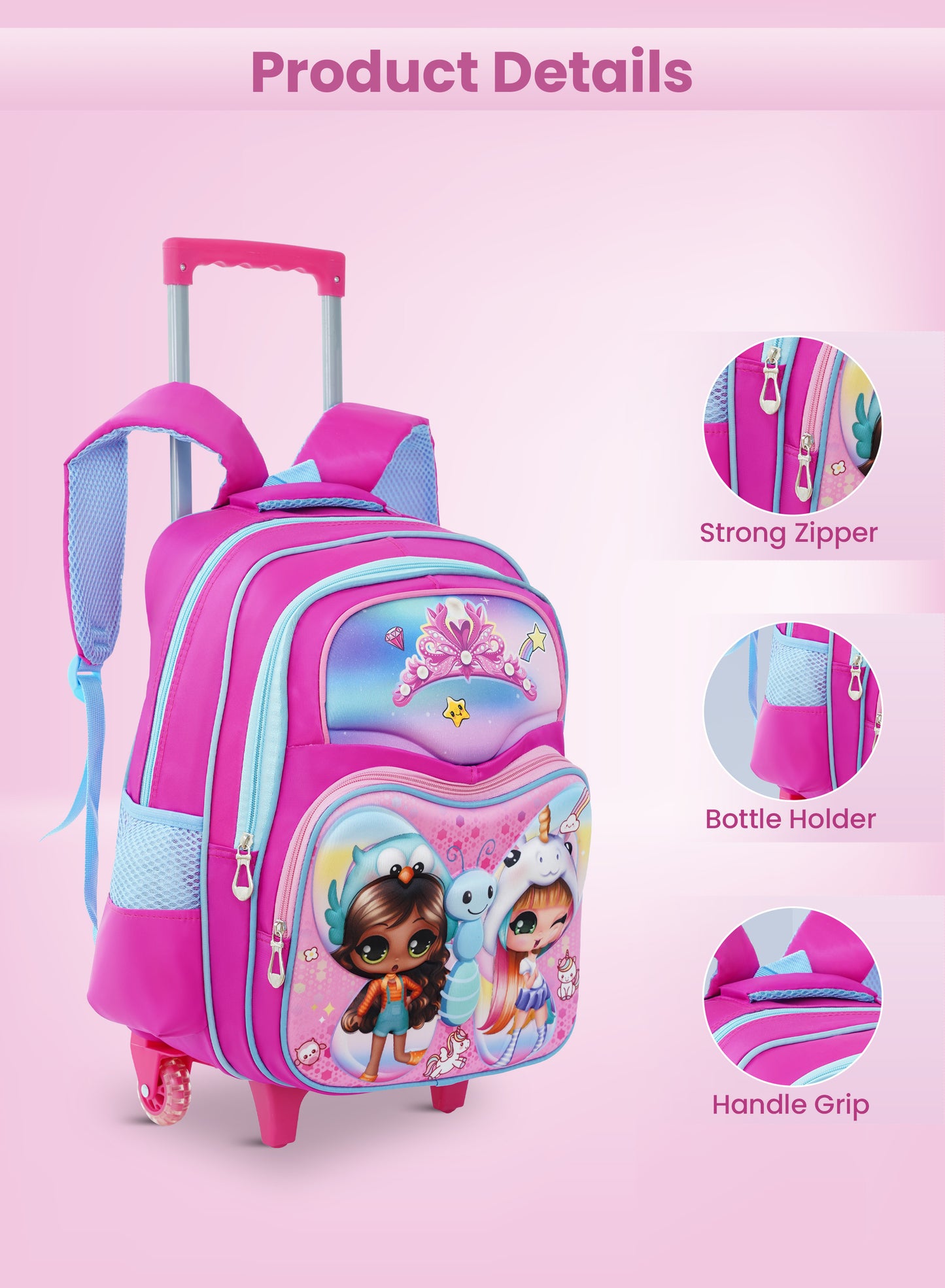 Parajohn Explora Series 1 Kids Roller Backpack Set PARAJOHN SAUDI ARABIA