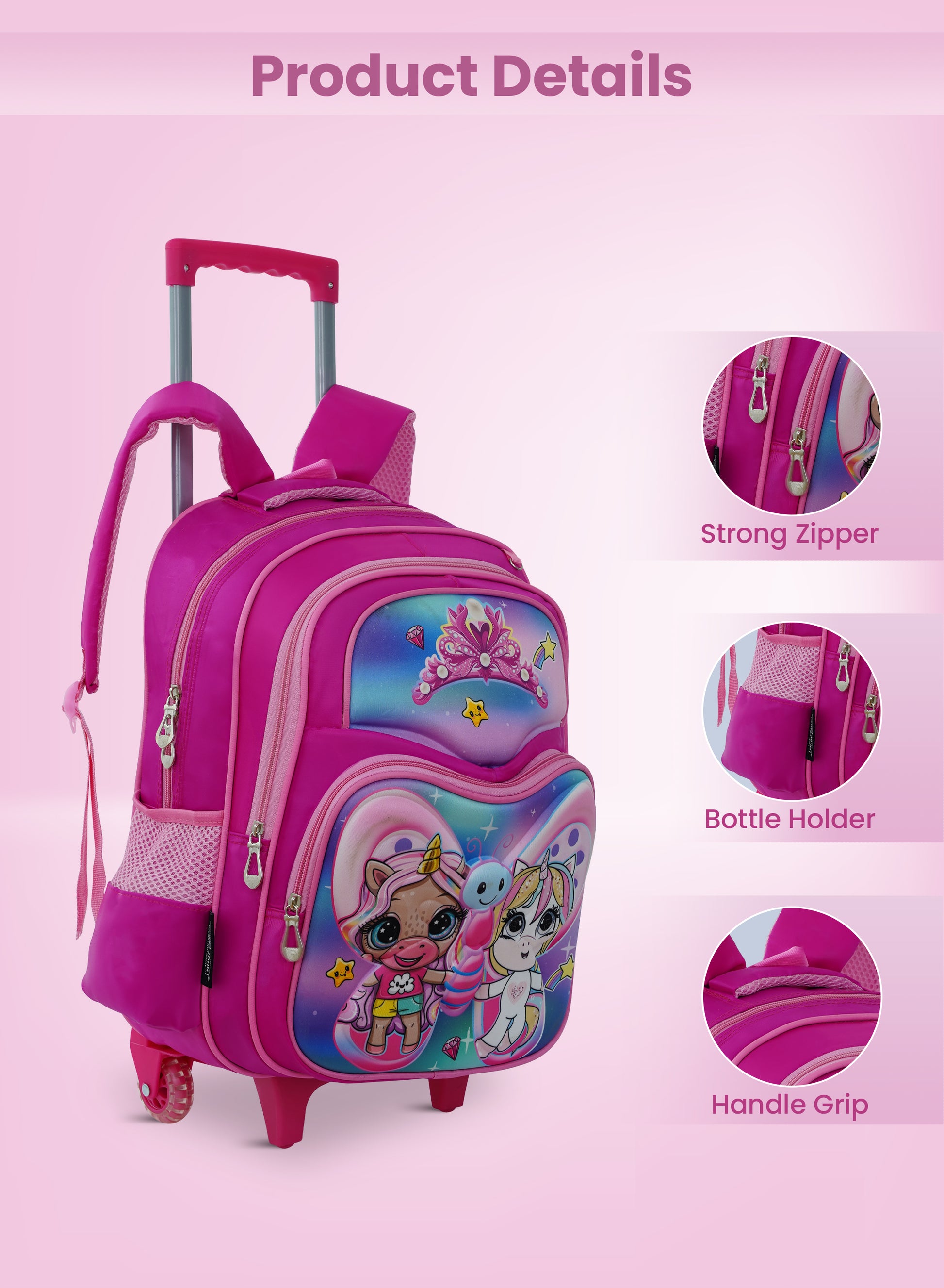 Parajohn Explora Series 1 Kids Roller Backpack Set PARAJOHN SAUDI ARABIA