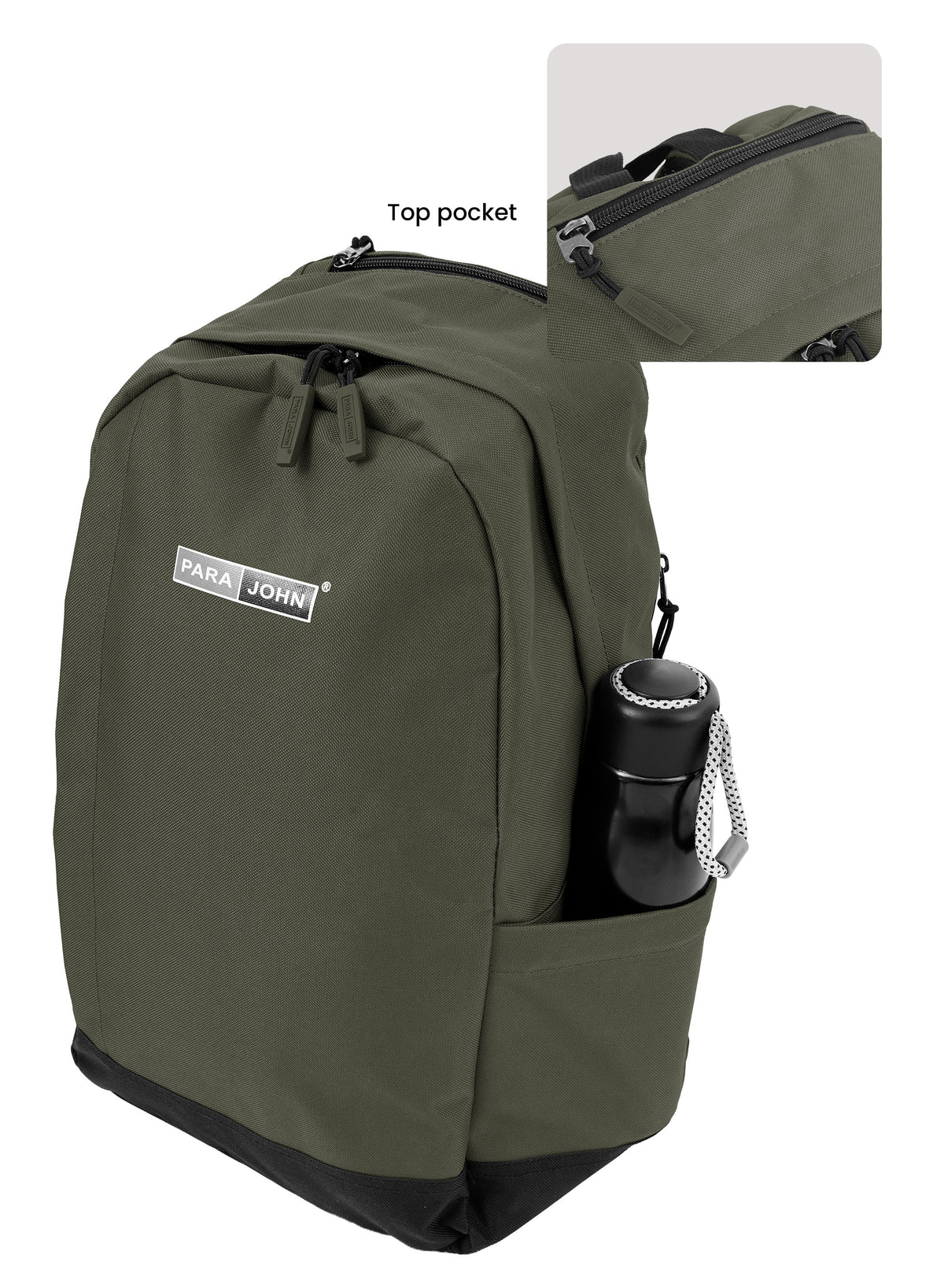 Parajohn Zapper 30L School Bag for Students – 19” Durable Polyester Backpack with Spacious Compartments for School & College PARAJOHN SAUDI ARABIA