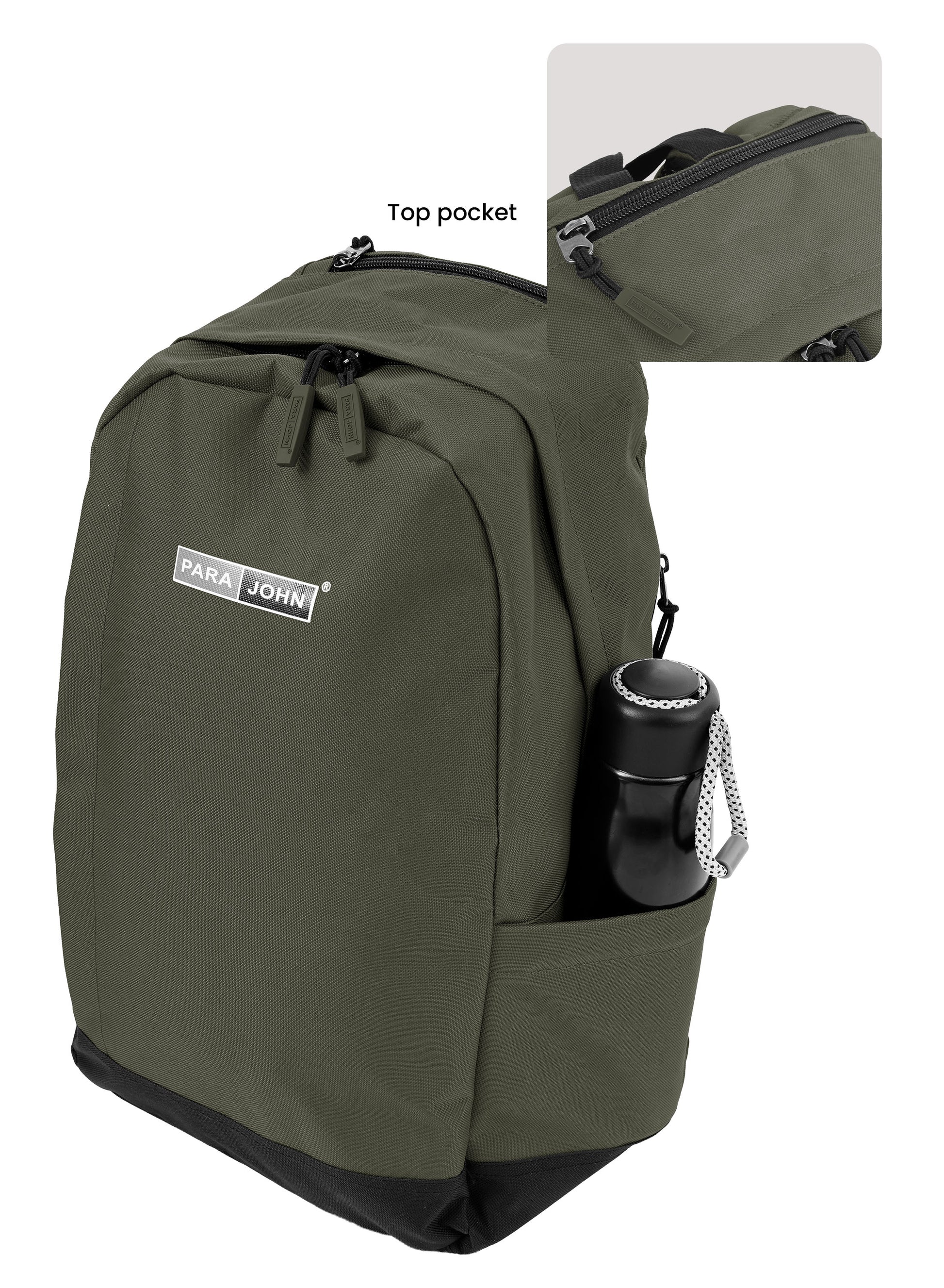 Parajohn Zapper 30L School Bag for Students – 19” Durable Polyester Backpack with Spacious Compartments for School & College PARAJOHN SAUDI ARABIA