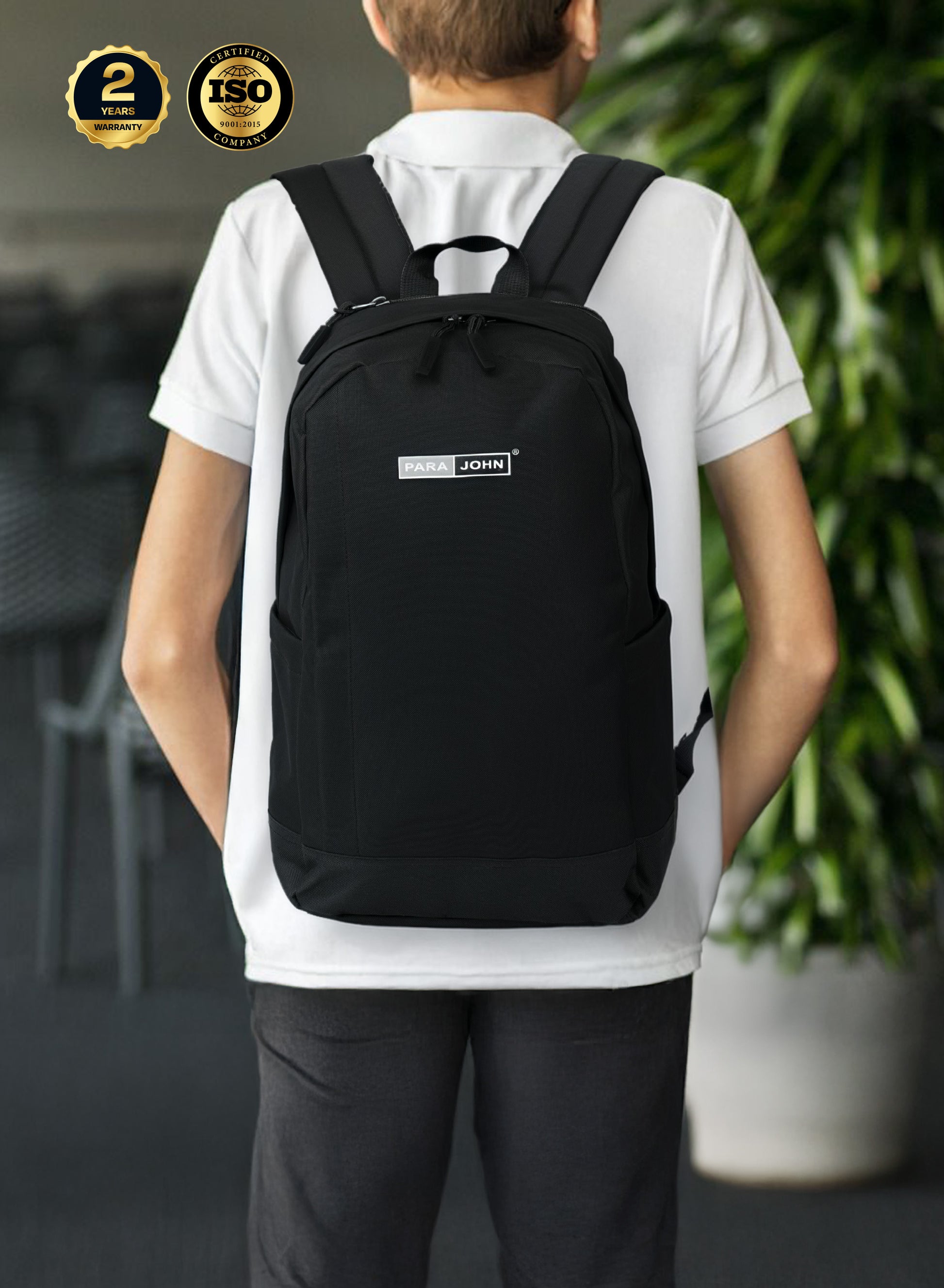 Parajohn Zapper 30L School Bag for Students – 19” Durable Polyester Backpack with Spacious Compartments for School & College PARAJOHN SAUDI ARABIA