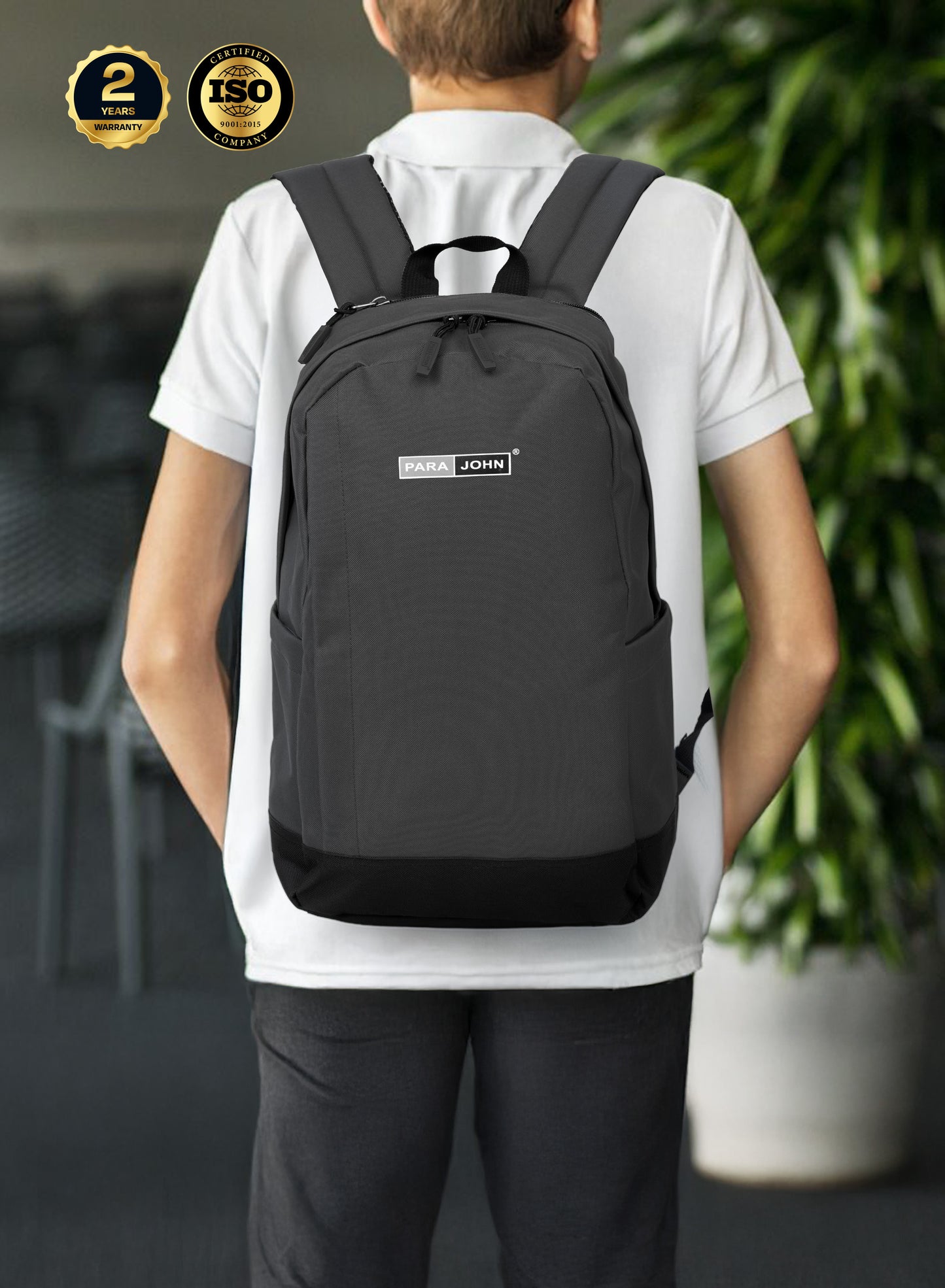 Parajohn Zapper 30L School Bag for Students – 19” Durable Polyester Backpack with Spacious Compartments for School & College PARAJOHN SAUDI ARABIA