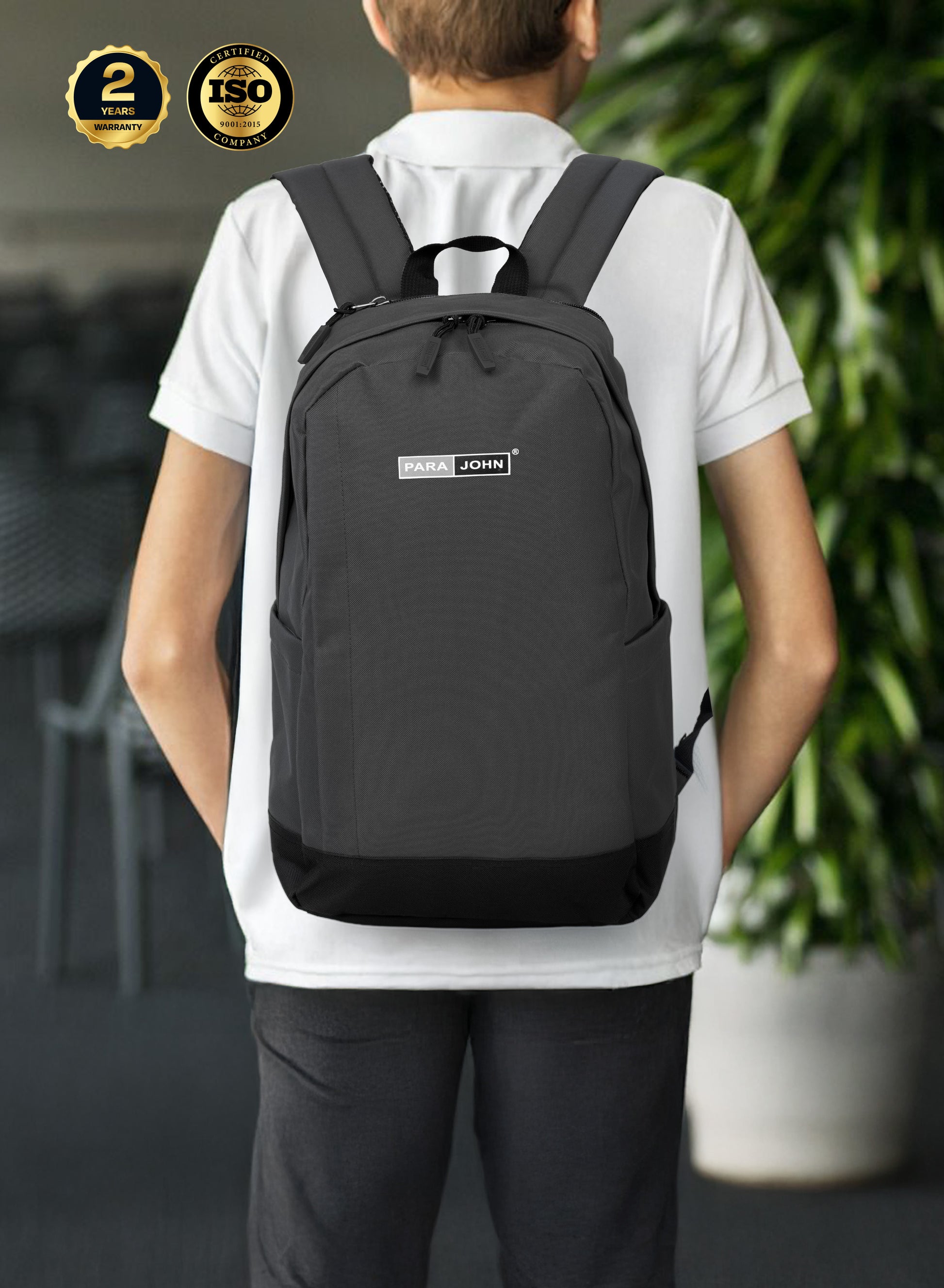 Parajohn Zapper 30L School Bag for Students – 19” Durable Polyester Backpack with Spacious Compartments for School & College PARAJOHN SAUDI ARABIA