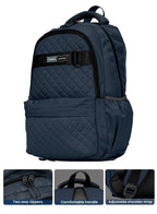 LumiPack 18 inches Quilted School Backpack – 28L Capacity, Stylish & Durable with Multiple Compartments PARAJOHN UAE
