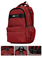 Parajohn LumiPack 18 inches Quilted School Backpack – 28L Capacity, Stylish & Durable with Multiple Compartments PARAJOHN SAUDI ARABIA
