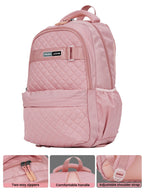 LumiPack 18 inches Quilted School Backpack – 28L Capacity, Stylish & Durable with Multiple Compartments PARAJOHN UAE