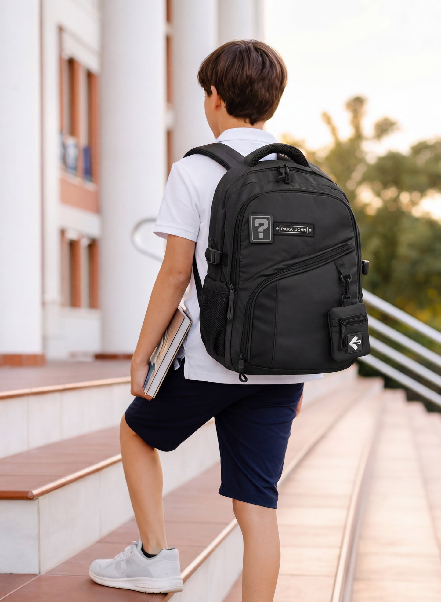 Parajohn CarryMax Backpack — Spacious Everyday Comfort | 25L Multi-Compartment Design PARAJOHN SAUDI ARABIA