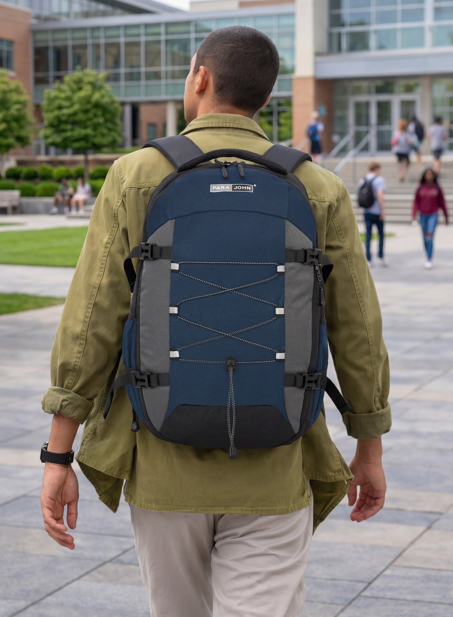 Parajohn Trexon School Backpack — Ergonomic Comfort | 18" Waterproof Polyester Bag PARAJOHN SAUDI ARABIA