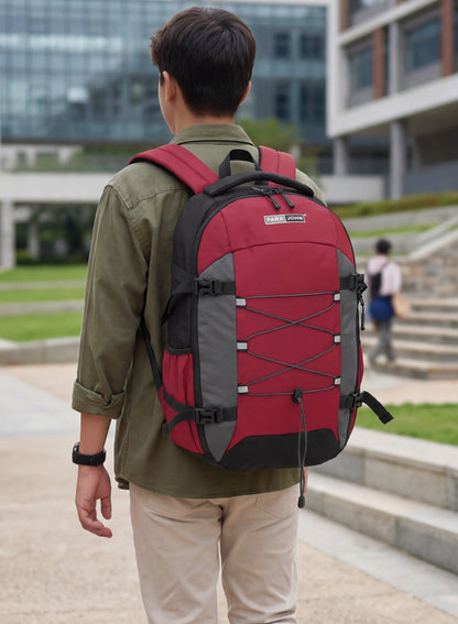 Parajohn Trexon School Backpack — Ergonomic Comfort | 18" Waterproof Polyester Bag PARAJOHN SAUDI ARABIA
