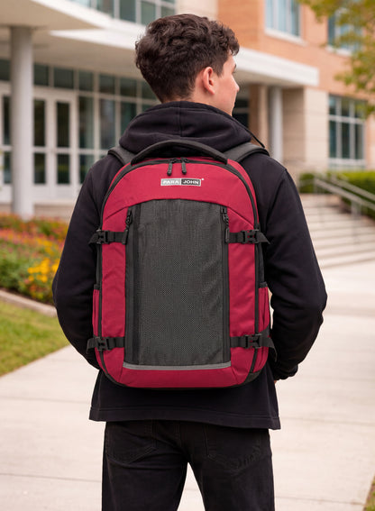 Parajohn Skivo School Backpack — Ergonomic Comfort | 18" Waterproof Polyester Bag PARAJOHN SAUDI ARABIA