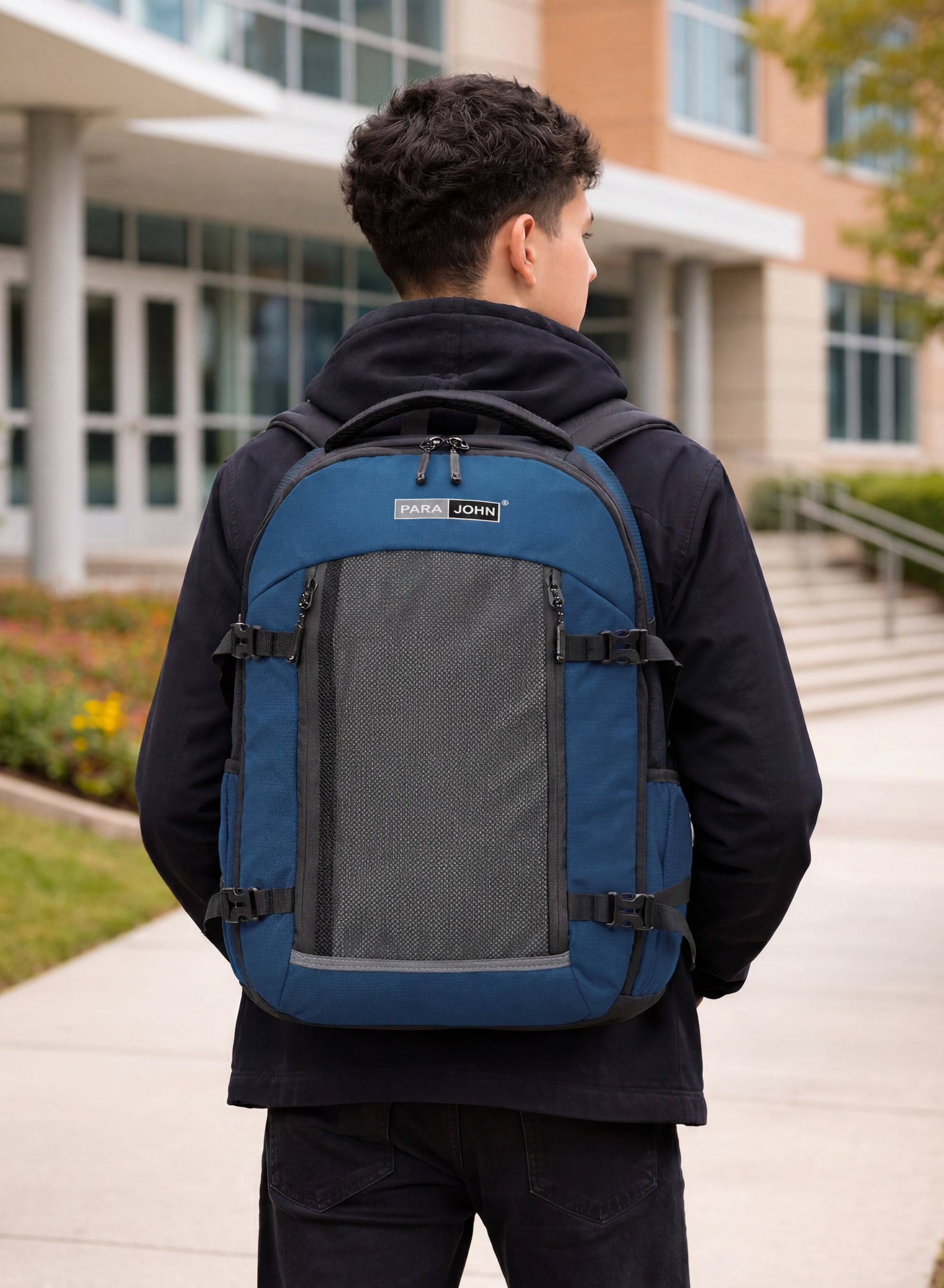 Parajohn Skivo School Backpack — Ergonomic Comfort | 18" Waterproof Polyester Bag PARAJOHN SAUDI ARABIA