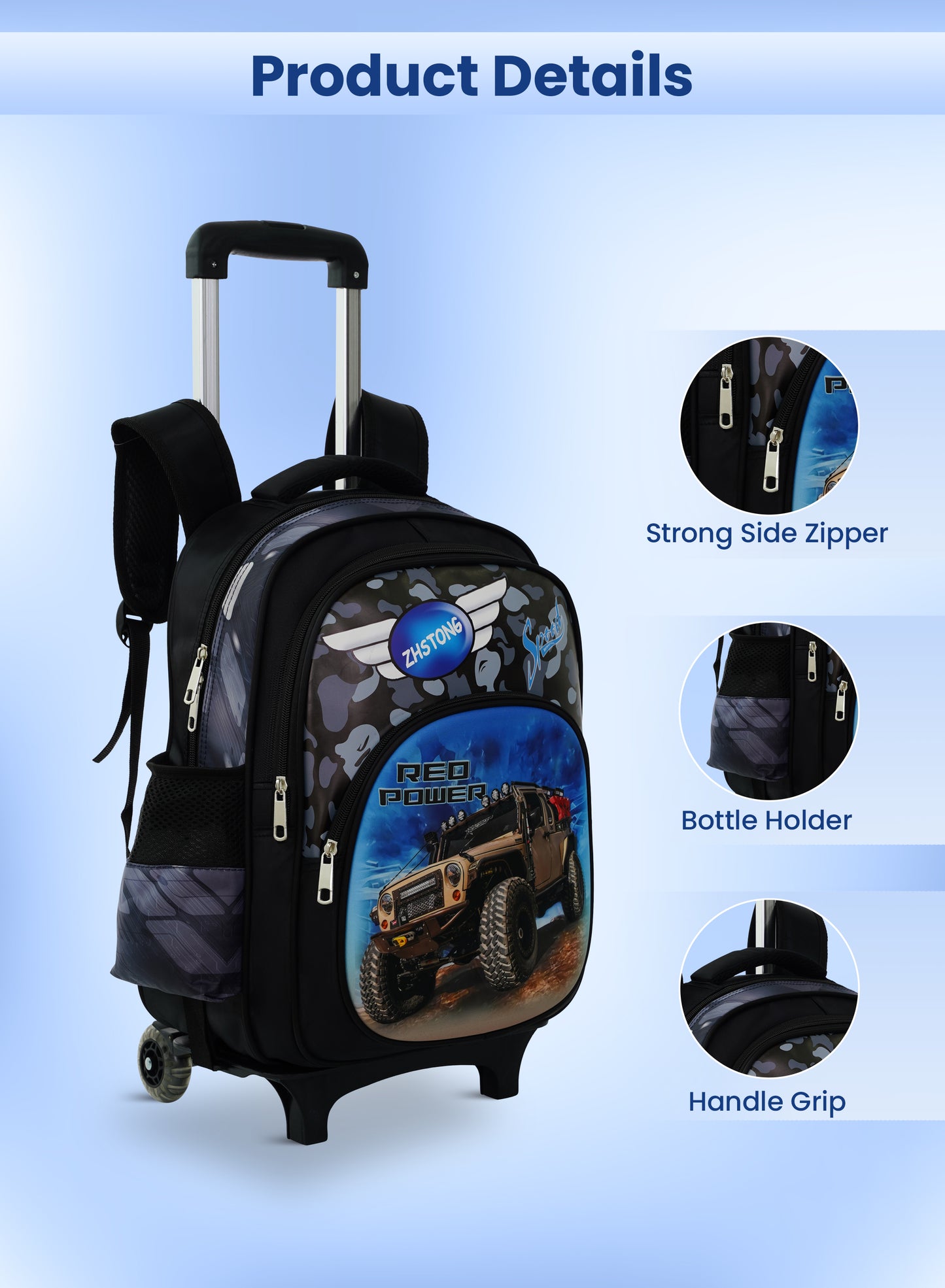 Parajohn Explora Series 3 Kids Roller Backpack Set PARAJOHN SAUDI ARABIA