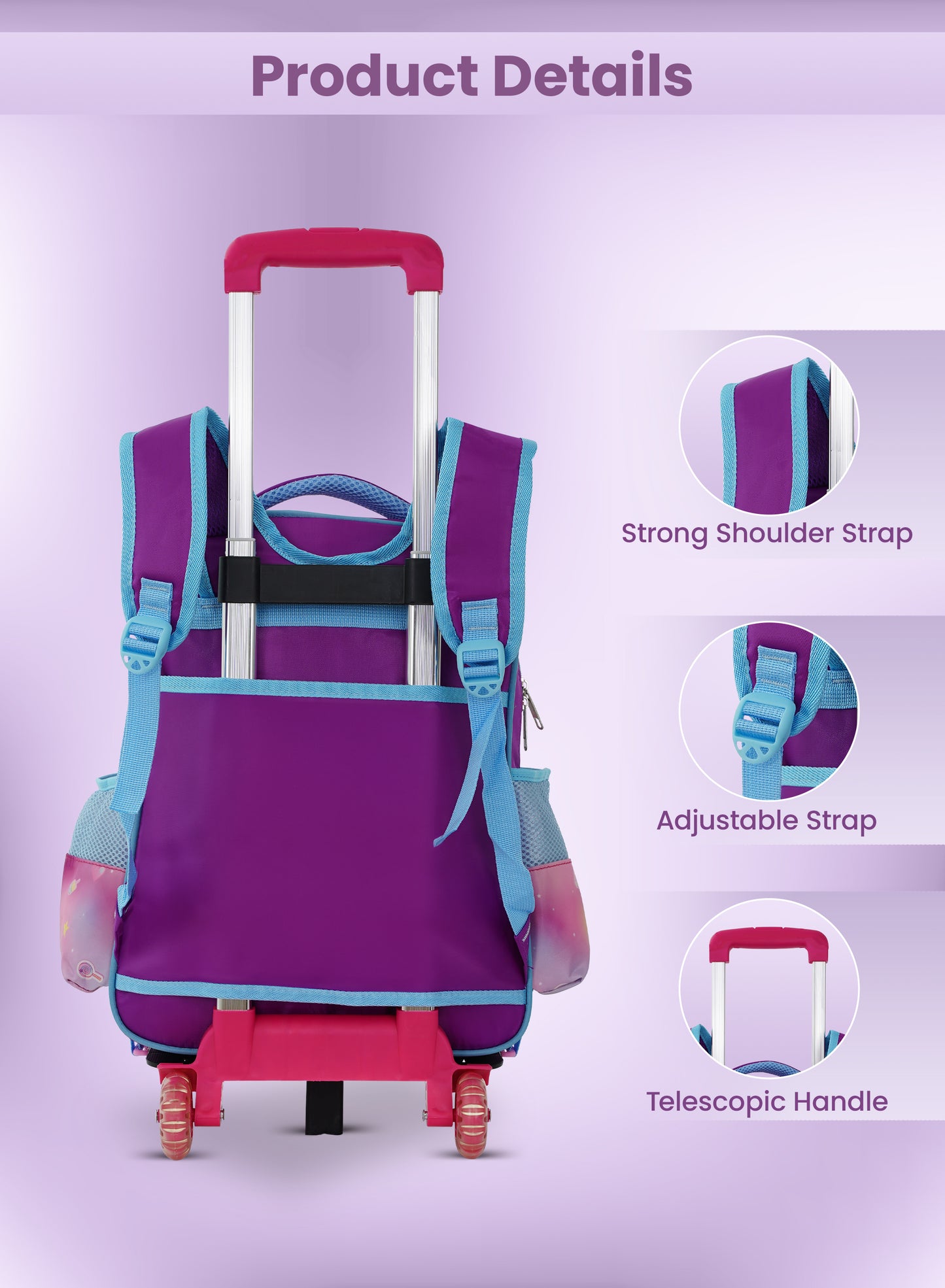 Parajohn Explora Series 3 Kids Roller Backpack Set PARAJOHN SAUDI ARABIA