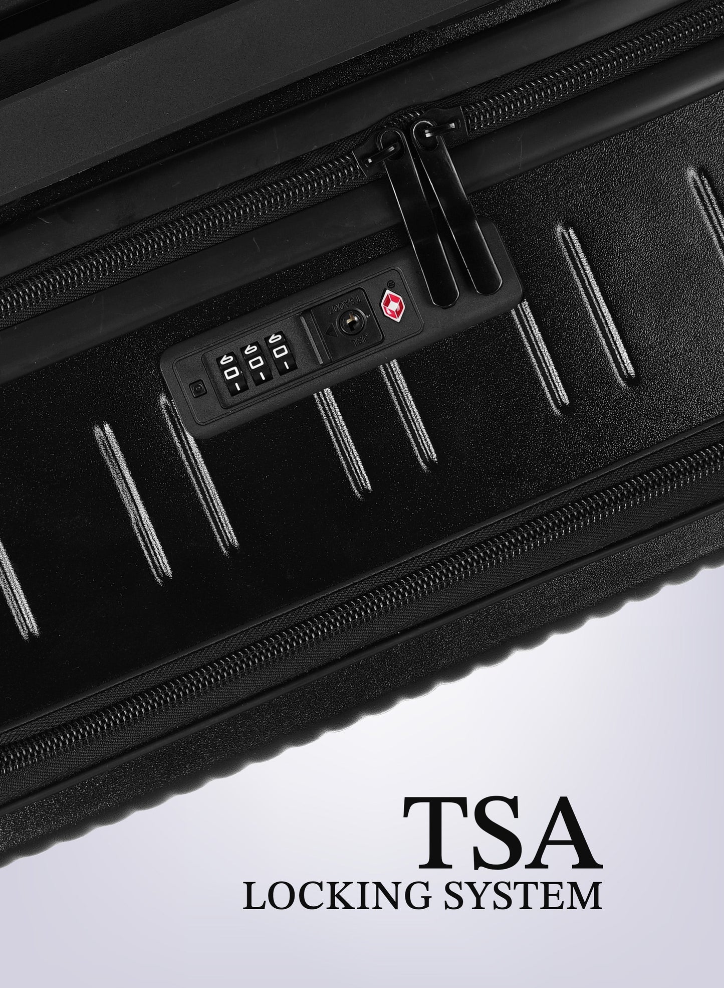 QuickPort Front Open ABS + PC Cabin Luggage 56cm PARA JOHN