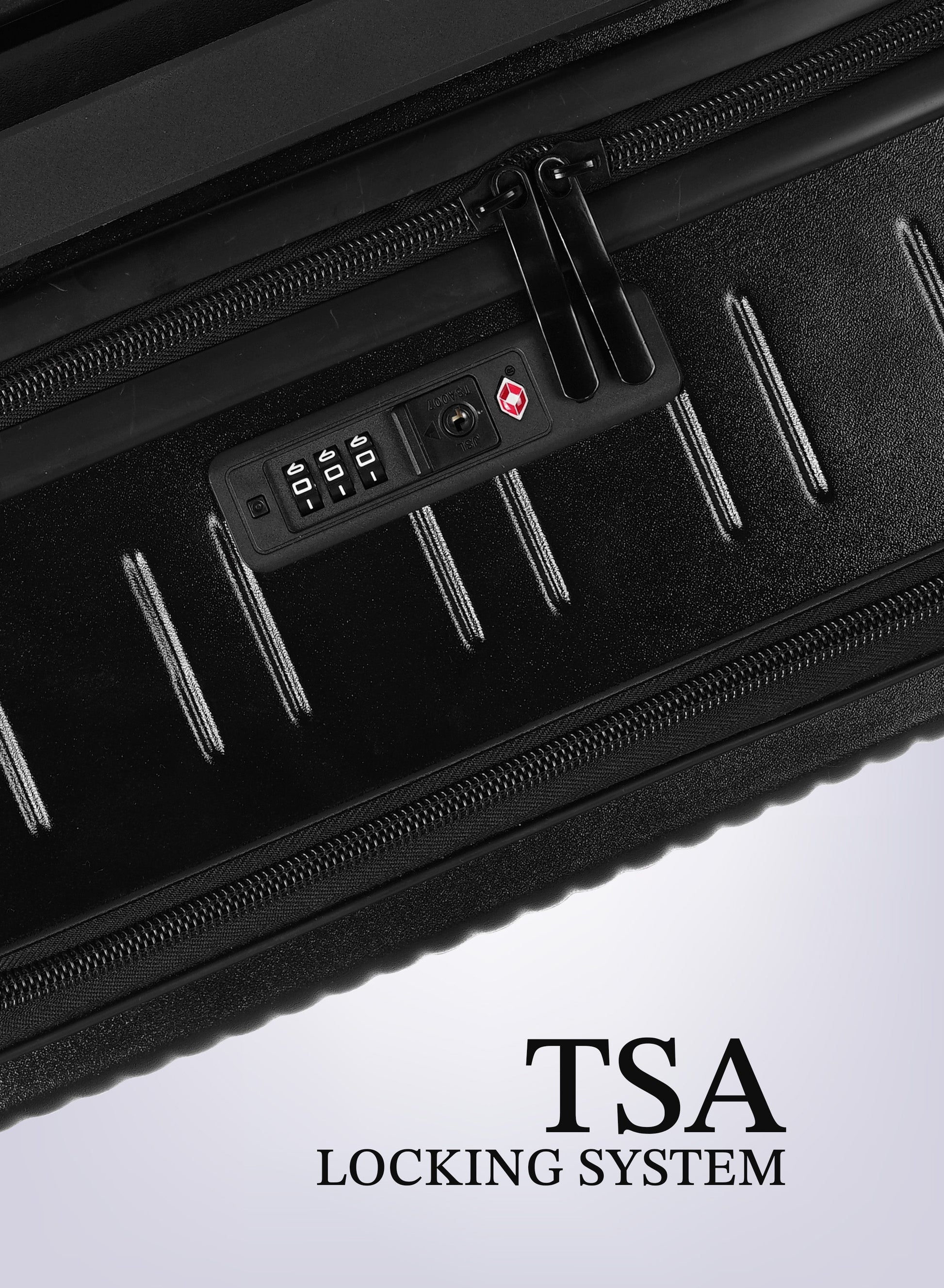 QuickPort Front Open ABS + PC Cabin Luggage 56cm PARA JOHN