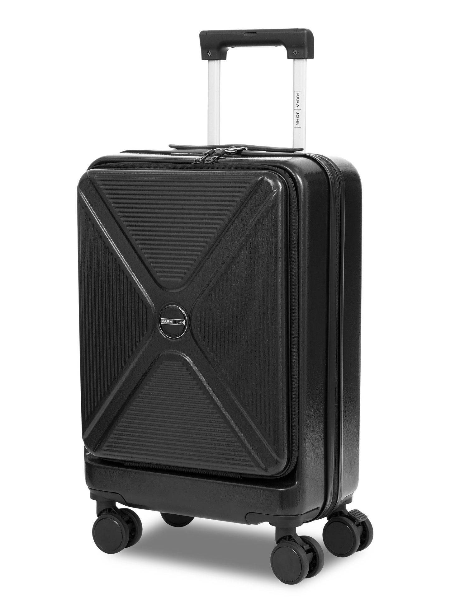 Parajohn Front Open Cabin Size 20 inches luggage with Premium ABS Material- 55 cms carrying 10kg|8 Wheels Hard Sided Trolley PARAJOHN UAE