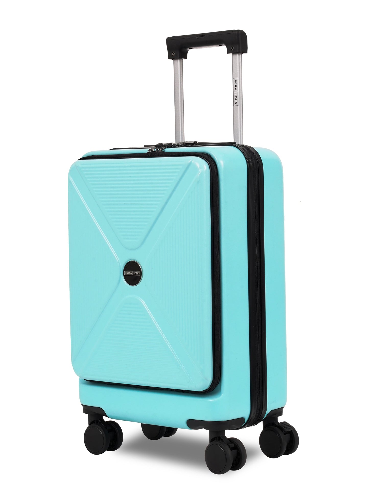 Parajohn Front Open Cabin Size 20 inches luggage with Premium ABS Material- 55 cms carrying 10kg|8 Wheels Hard Sided Trolley PARAJOHN UAE