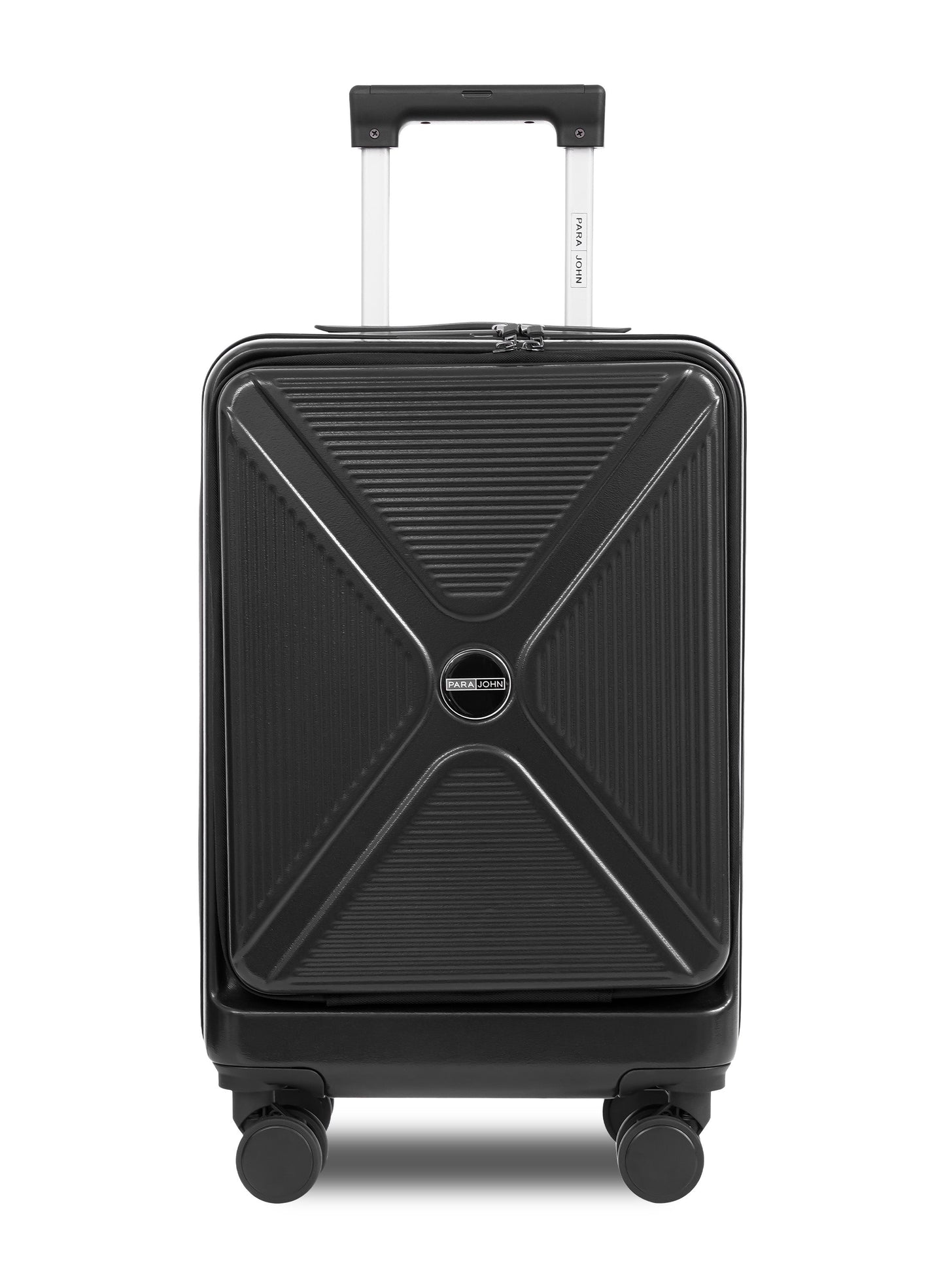 Parajohn Front Open Cabin Size 20 inches luggage with Premium ABS Material- 55 cms carrying 10kg|8 Wheels Hard Sided Trolley PARAJOHN UAE