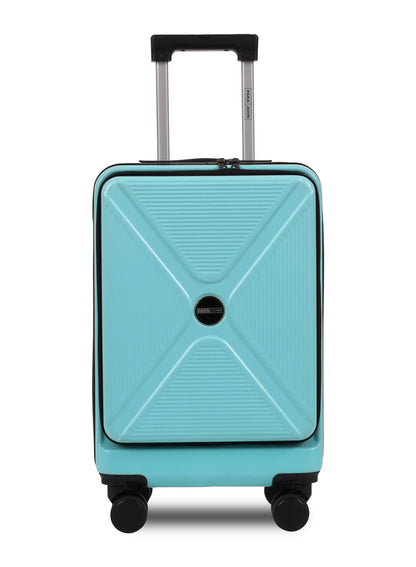 Parajohn Front Open Cabin Size 20 inches luggage with Premium ABS Material- 55 cms carrying 10kg|8 Wheels Hard Sided Trolley PARAJOHN UAE