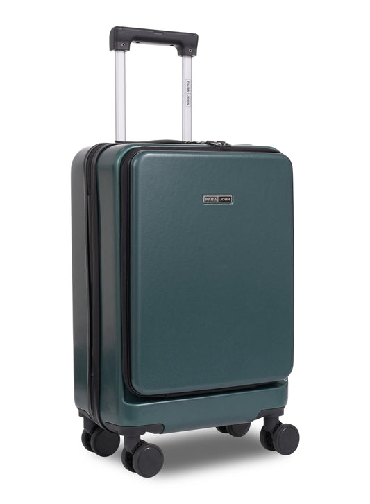 Parajohn Front Open Cabin Size 20 inches luggage with Premium ABS Material- 55 cms carrying 10kg|8 Wheels Hard Sided Trolley PARAJOHN UAE