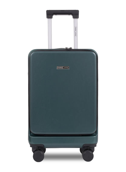 Parajohn Front Open Cabin Size 20 inches luggage with Premium ABS Material- 55 cms carrying 10kg|8 Wheels Hard Sided Trolley PARAJOHN UAE