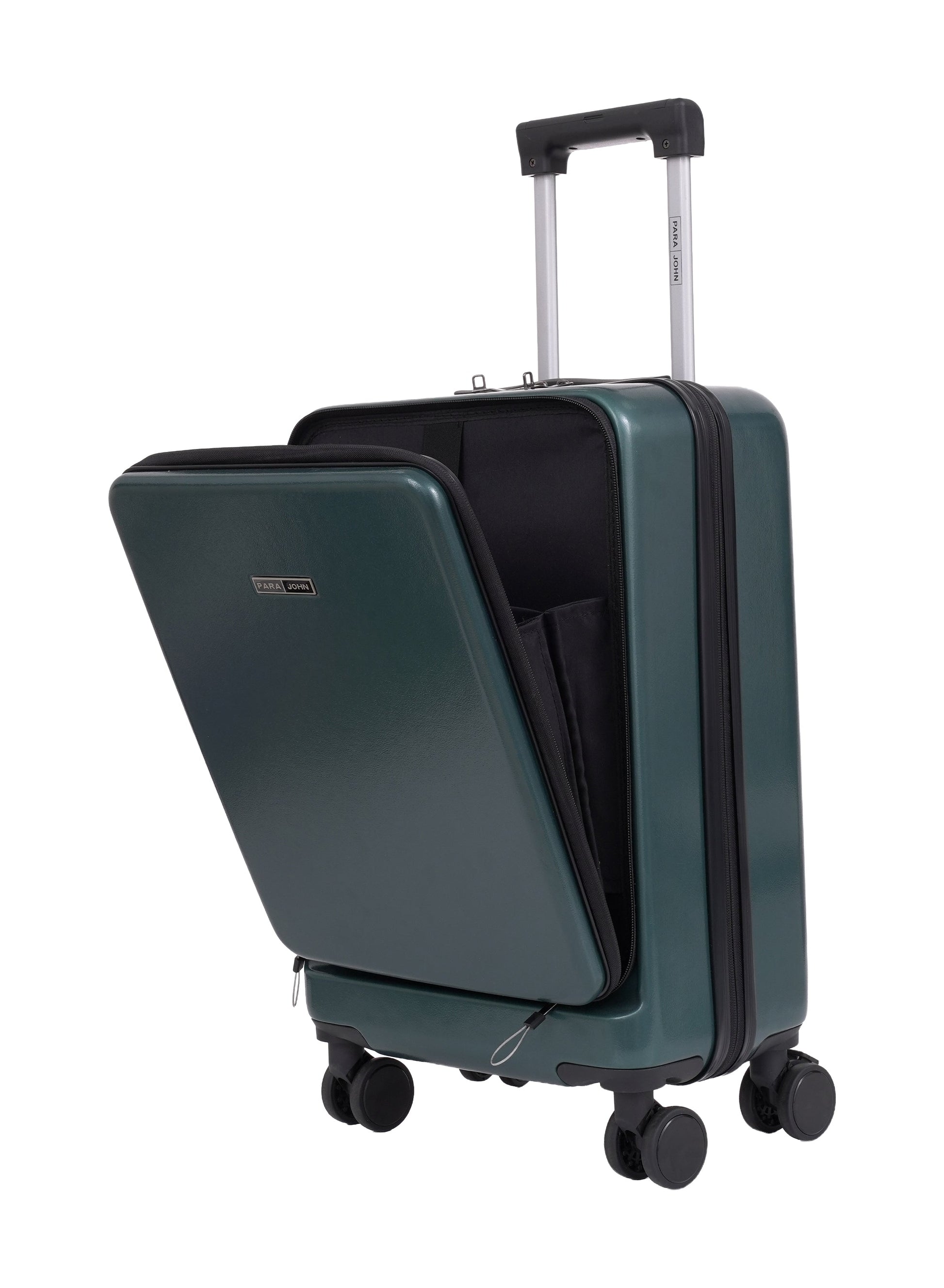 Parajohn Front Open Cabin Size 20 inches luggage with Premium ABS Material- 55 cms carrying 10kg|8 Wheels Hard Sided Trolley PARAJOHN UAE