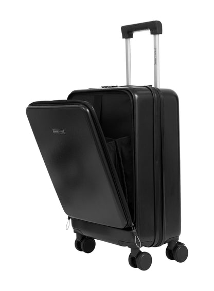 Parajohn Front Open Cabin Size 20 inches luggage with Premium ABS Material- 55 cms carrying 10kg|8 Wheels Hard Sided Trolley PARAJOHN UAE