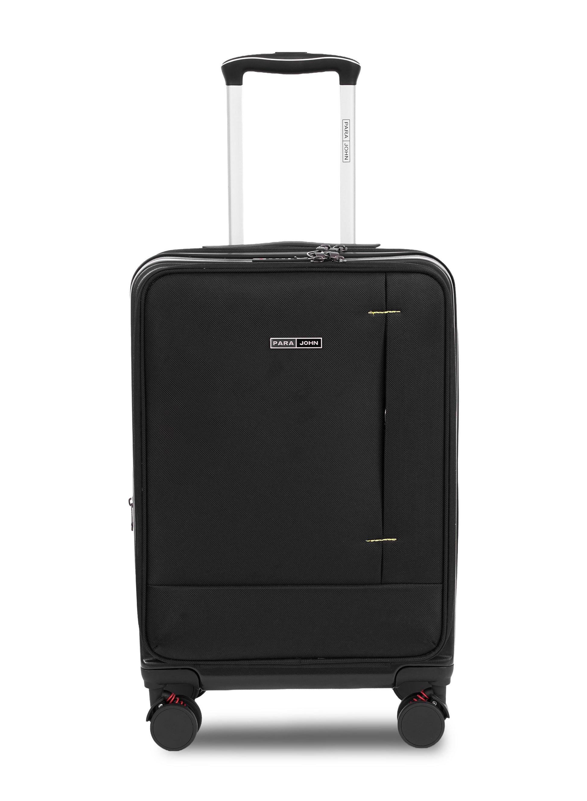 Parajohn Front Open Cabin Size 20 inches luggage with Premium ABS +Nylon Material- 55 cms carrying 10kg|8 Wheels Hard Sided Trolley PARAJOHN UAE