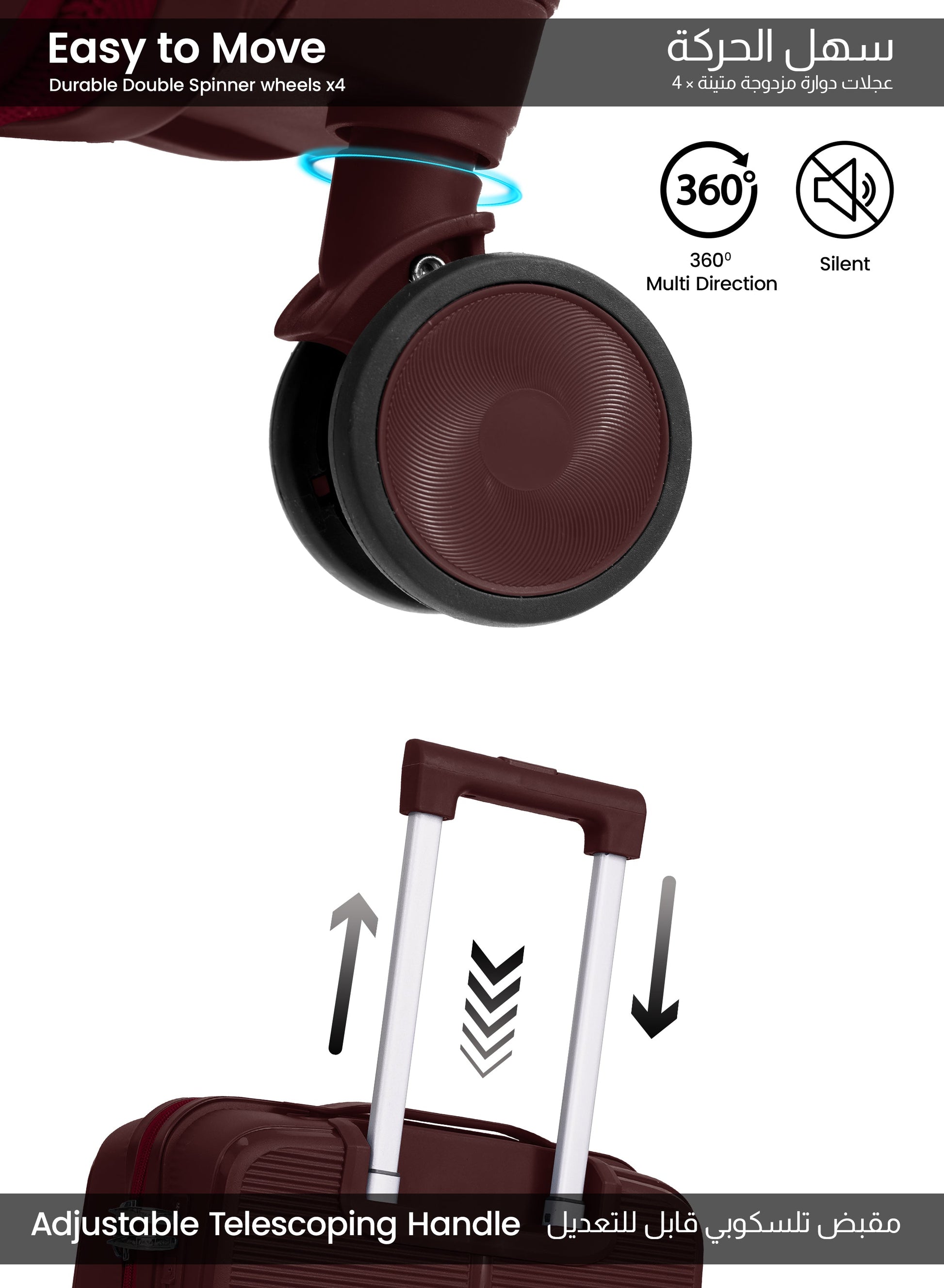 Parajohn Torvio 1 Piece 20 inches Cabin Size Polypropylene Luggage Trolley 55cm PARAJOHN UAE