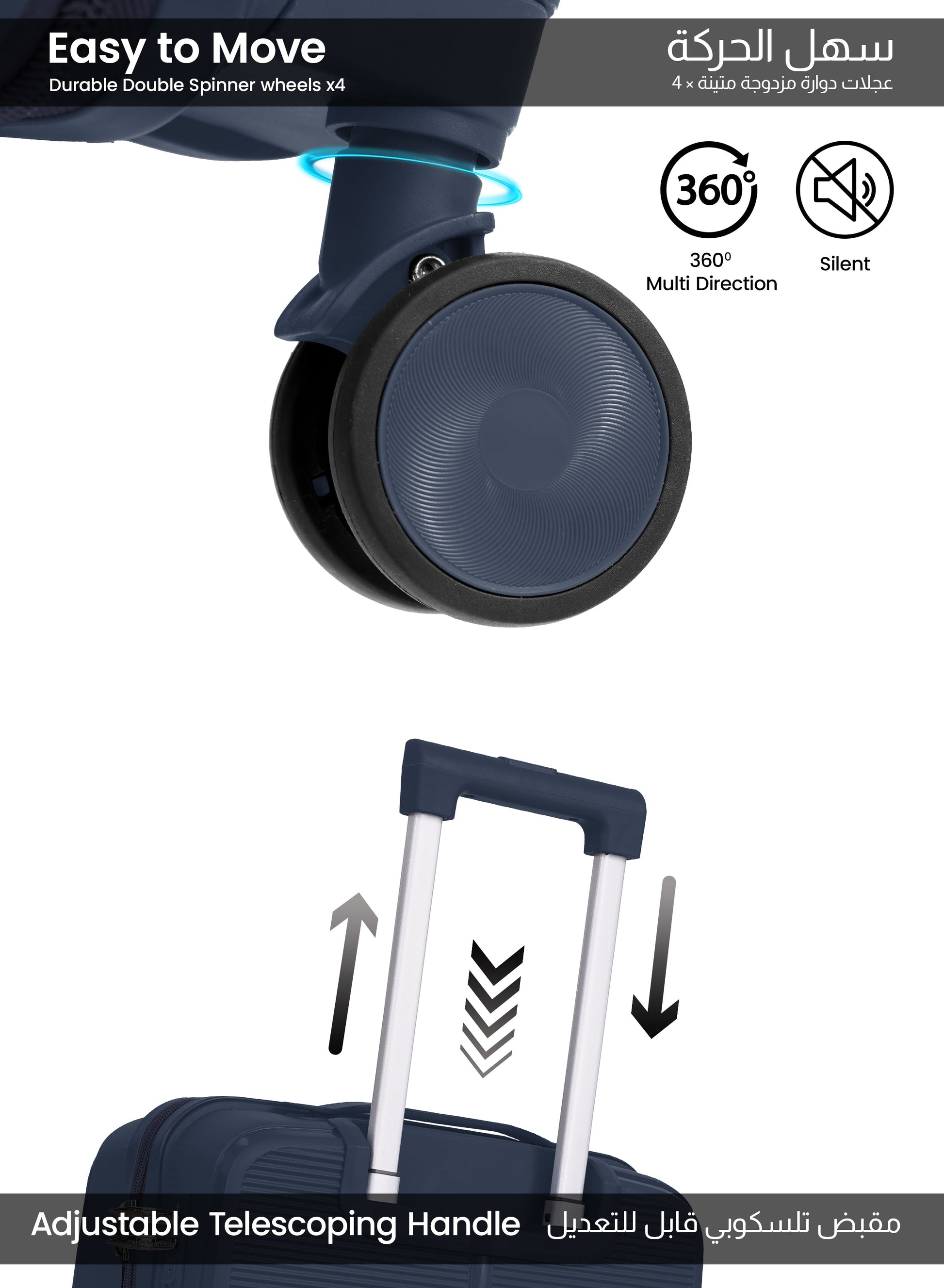 Parajohn Torvio 1 Piece 20 inches Cabin Size Polypropylene Luggage Trolley 55cm PARAJOHN UAE